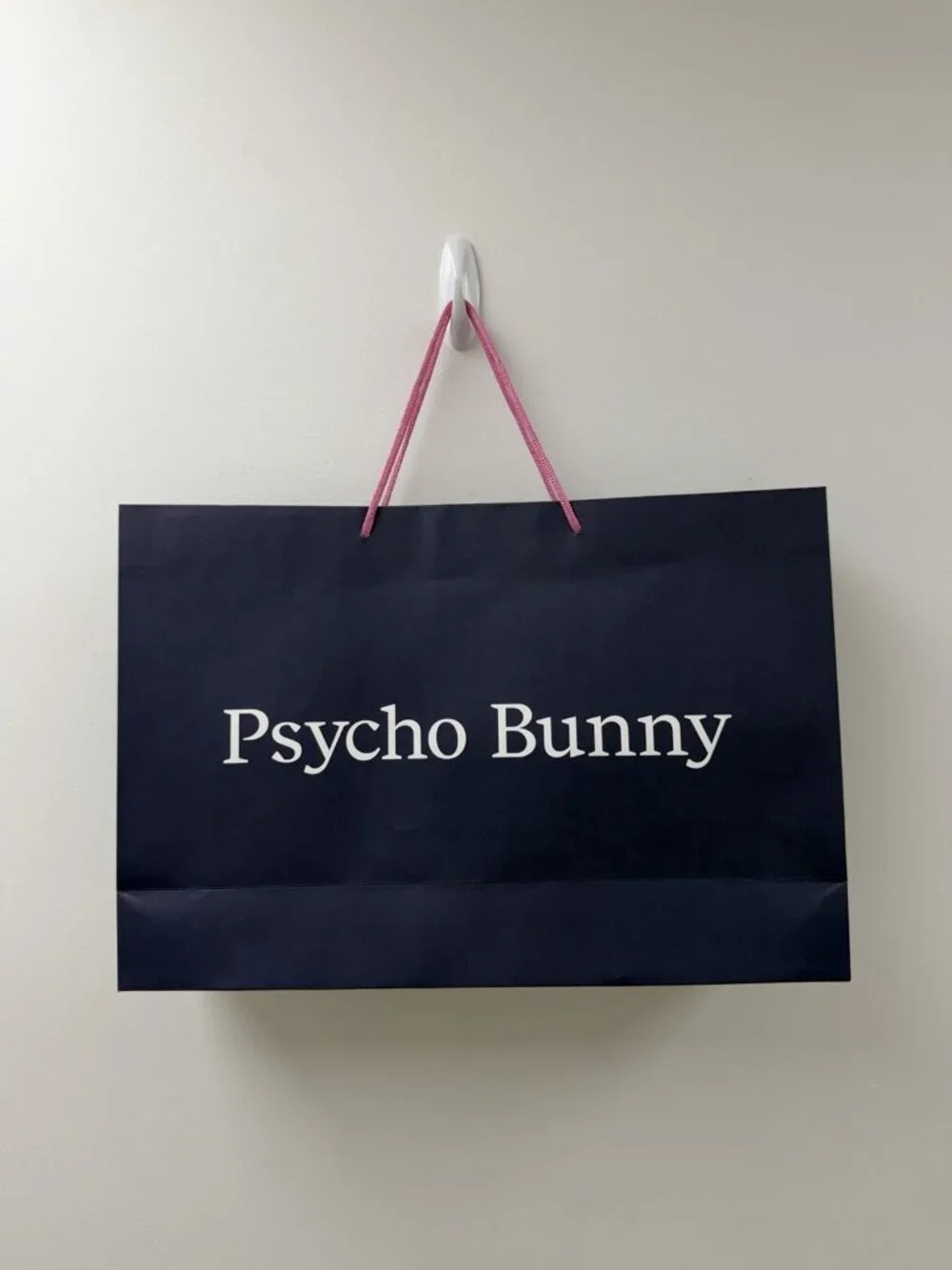 Psycho Bunny Paper Shopping Gift Bag With Tissue Paper 17.5